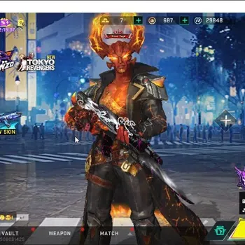 Blood Strike Collab Skin ASIA|ETERNAL DEagle|Melee ULTRA One-Handed Axe|Col image 1