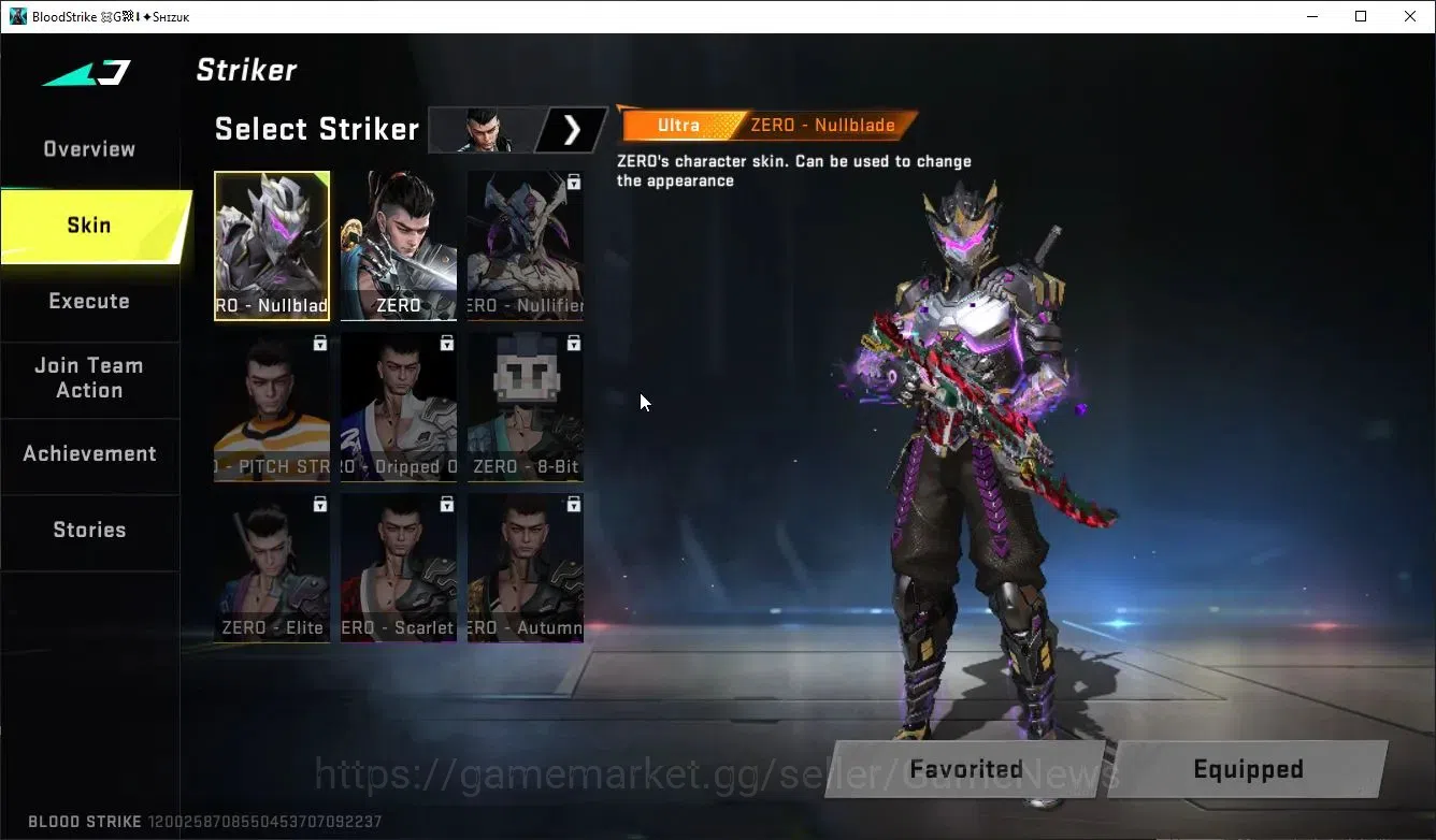 Blood Strike Accounts Collab Skin ASIA|ETERNAL DeAgle+COLLAB OPM-Mumen Rider,EnZo-Kraken,TR FN2K,Jack,7DS 11
