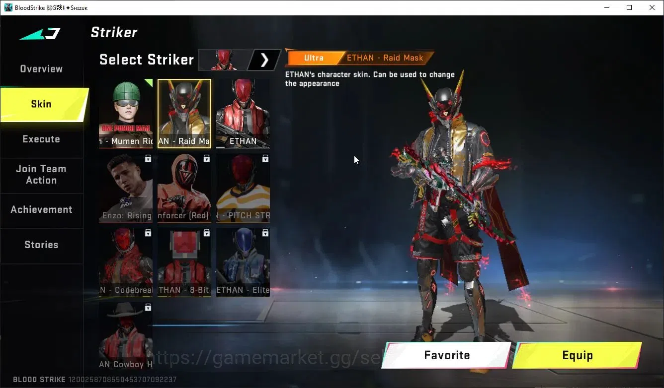 Blood Strike Accounts Collab Skin ASIA|ETERNAL DeAgle+COLLAB OPM-Mumen Rider,EnZo-Kraken,TR FN2K,Jack,7DS 12