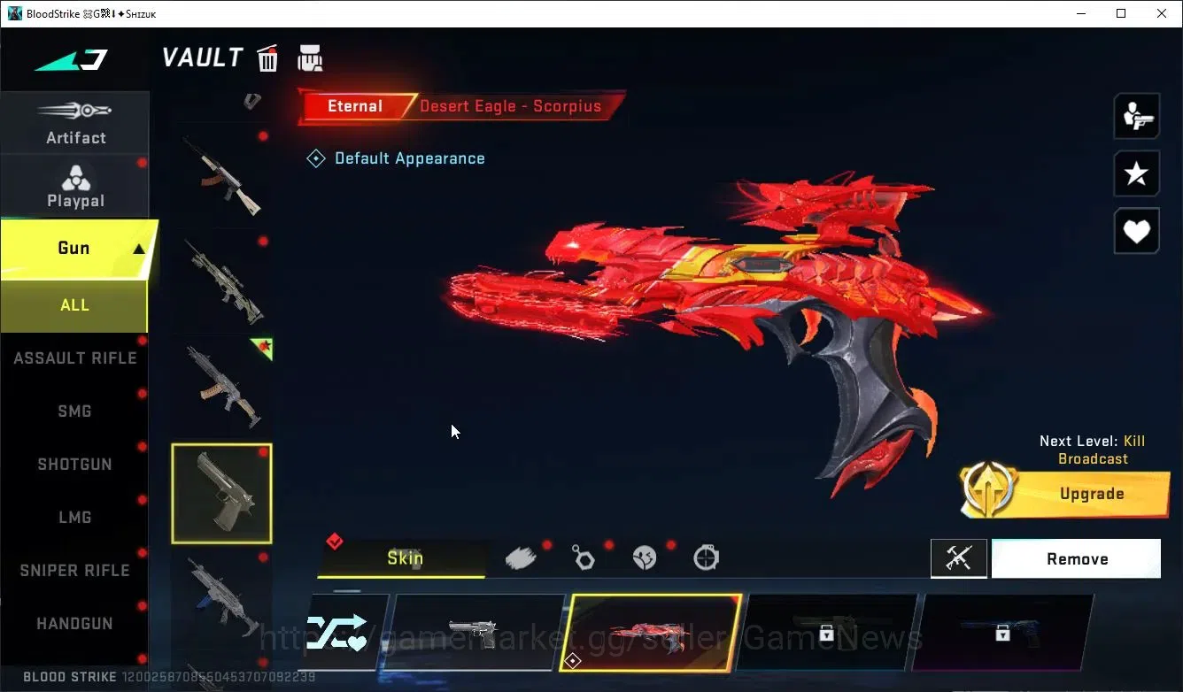 Blood Strike Accounts Collab Skin ASIA|ETERNAL DeAgle+COLLAB OPM-Mumen Rider,EnZo-Kraken,TR FN2K,Jack,7DS 14