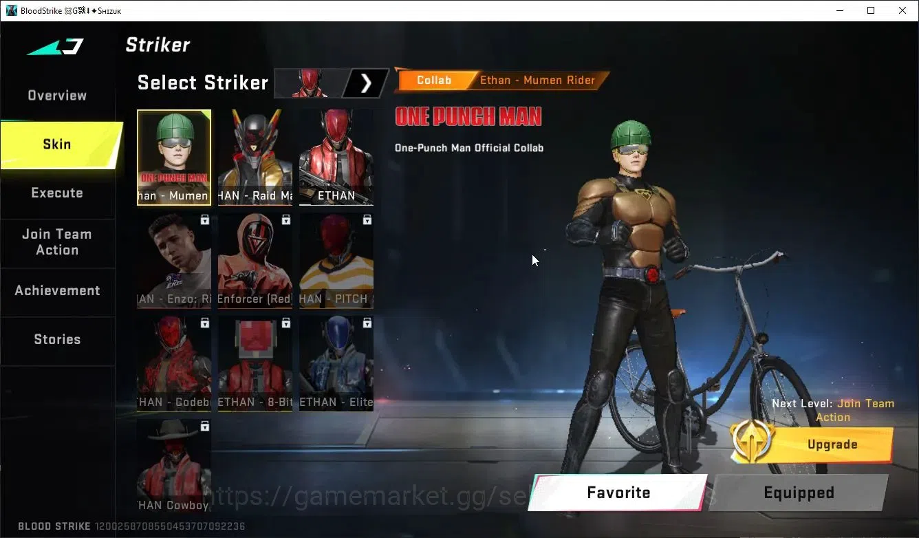 Blood Strike Accounts Collab Skin ASIA|ETERNAL DeAgle+COLLAB OPM-Mumen Rider,EnZo-Kraken,TR FN2K,Jack,7DS 3