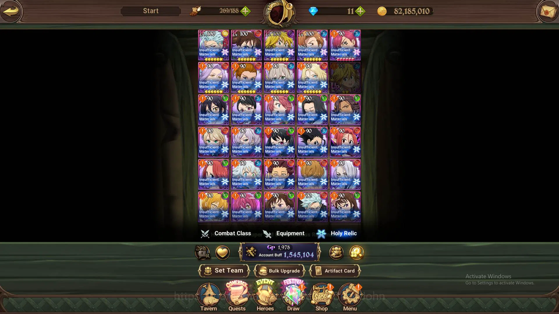 The Seven Deadly Sins: Grand Cross Accounts GLOBAL|1.5M CC|UR Sklud 3/6,King&Diane,Mael,Chaos  image 8