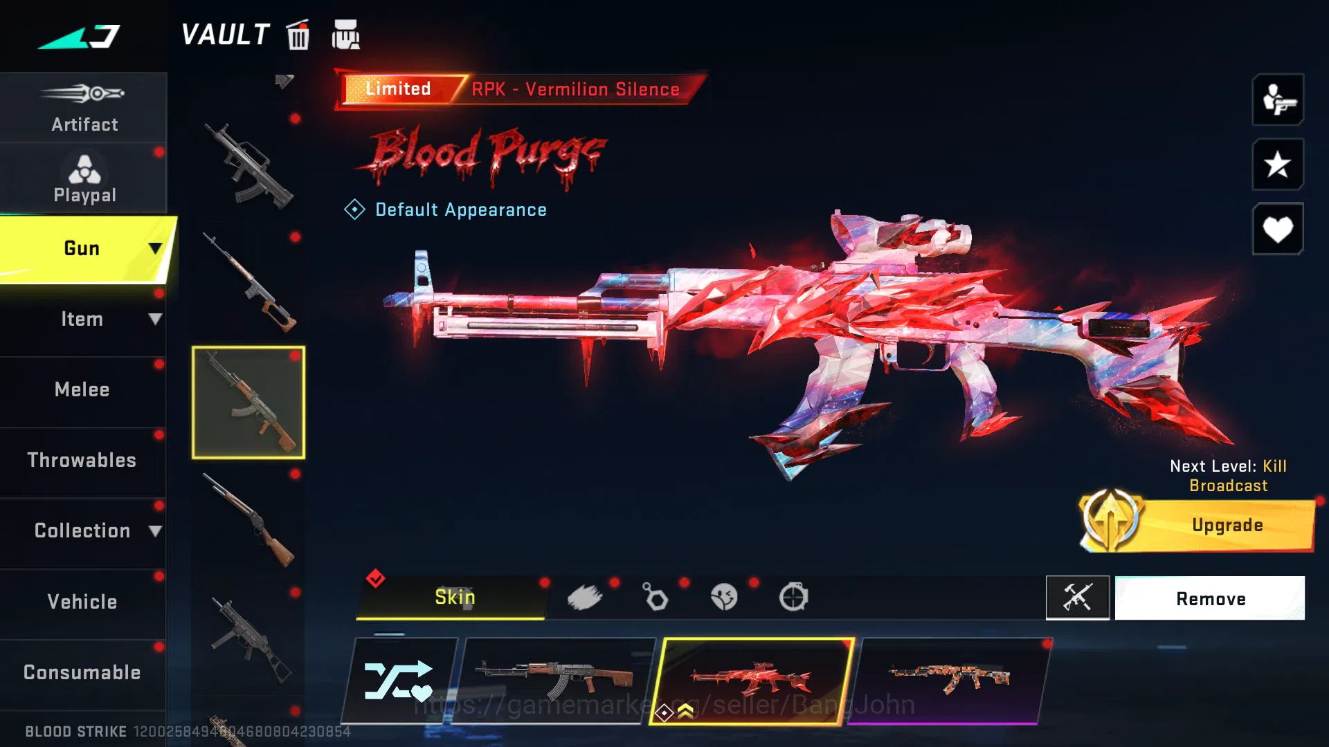 Blood Strike Accounts ASIA|ETHERNAL=MP5-BLOODRIFT(LV3),KAG-6(LVL2),LIMIT image 12