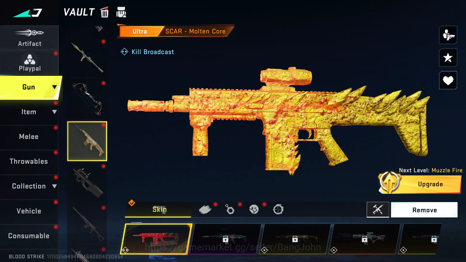 Blood Strike Accounts ASIA|ETHERNAL=MP5-BLOODRIFT(LV3),KAG-6(LVL2),LIMIT image 15