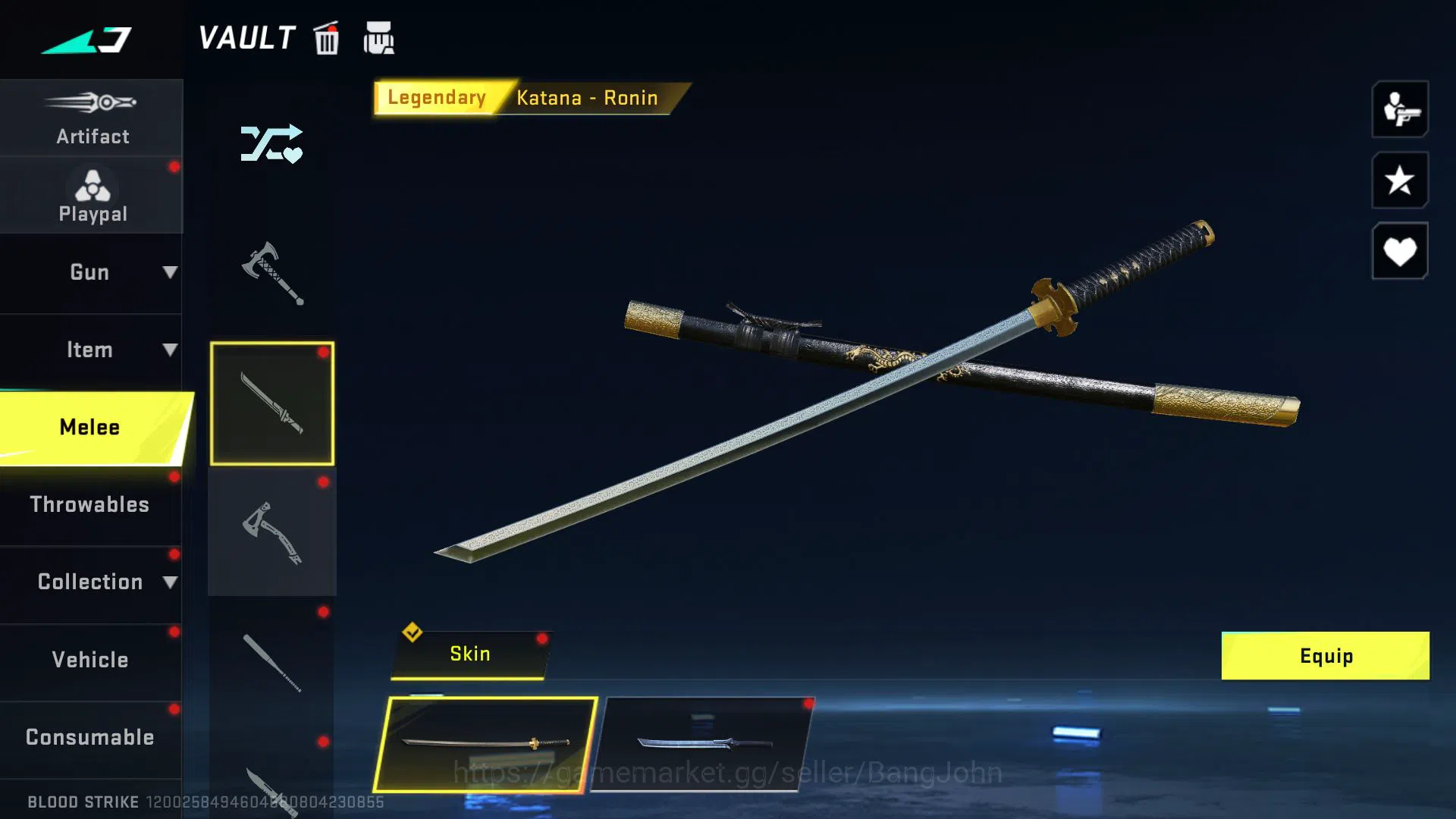Blood Strike Accounts ASIA|ETHERNAL=MP5-BLOODRIFT(LV3),KAG-6(LVL2),LIMIT image 6