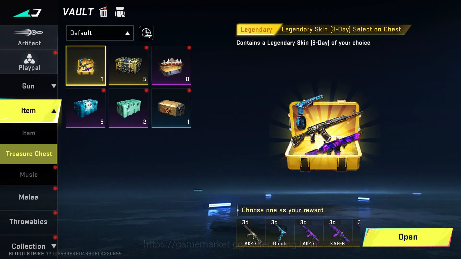 Blood Strike Accounts ASIA|ETHERNAL=MP5-BLOODRIFT(LV3),KAG-6(LVL2),LIMIT image 8