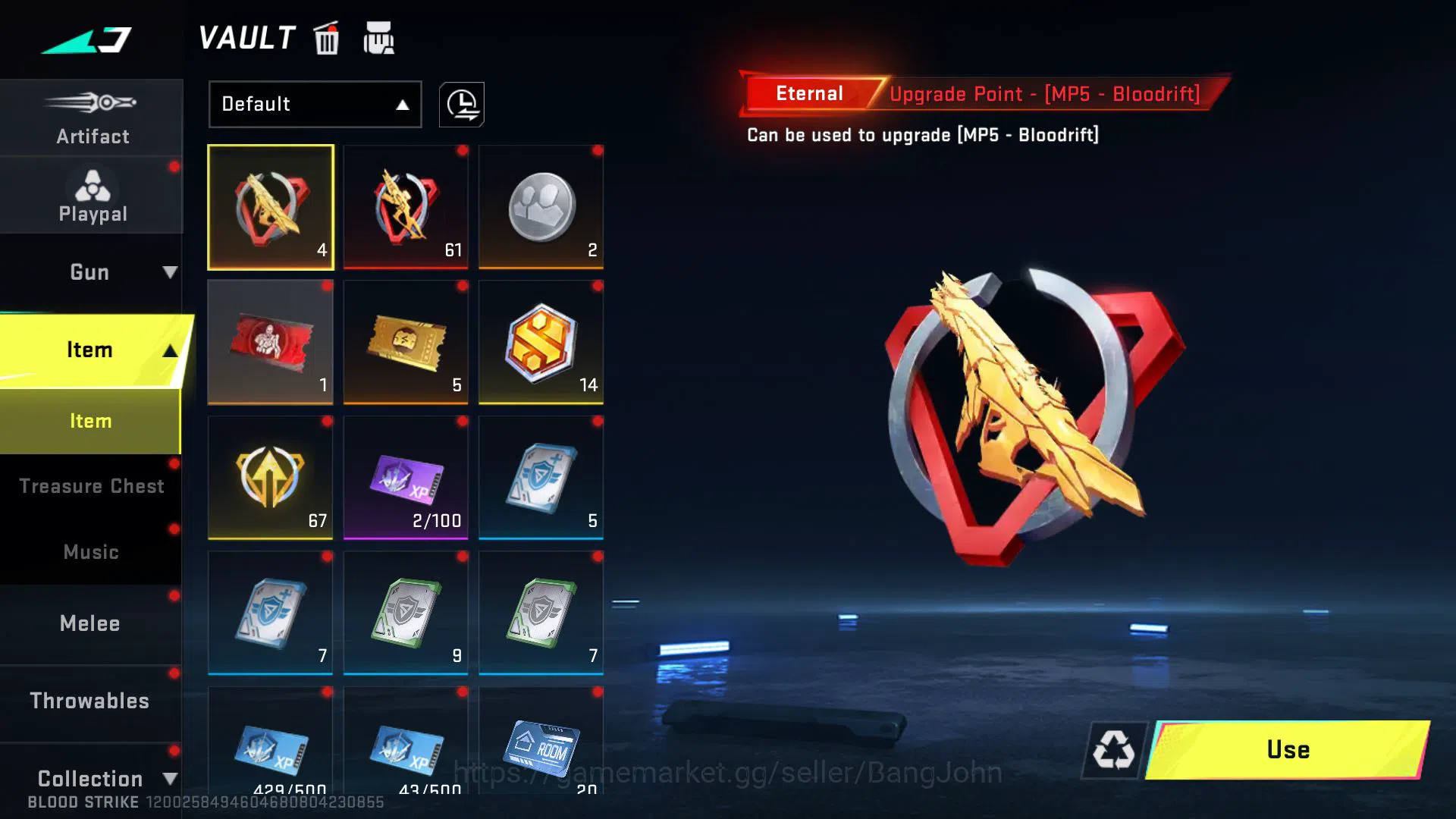 Blood Strike Accounts ASIA|ETHERNAL=MP5-BLOODRIFT(LV3),KAG-6(LVL2),LIMIT image 9