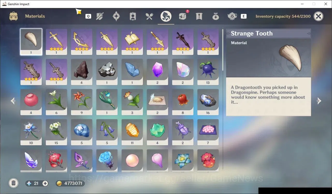Genshin Impact Accounts ASIA|Free HSR + ZZZ |AR 54|4 Limited + (Flins+Sign image 7
