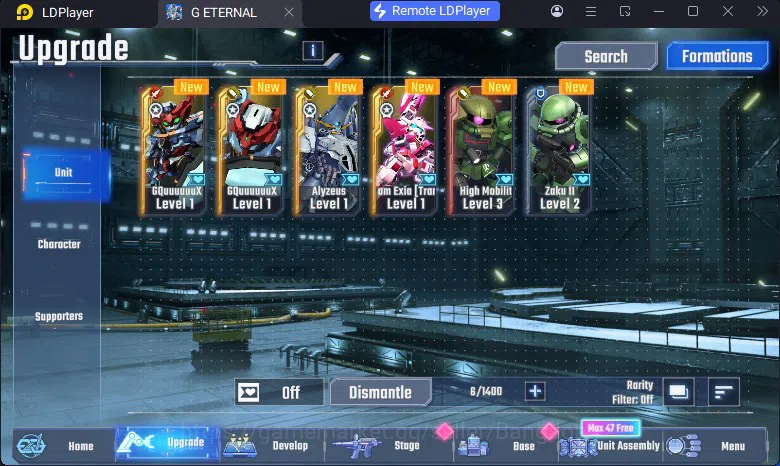 SD Gundam G Generation ETERNAL Accounts Global Rank 1 | FreshStory | 21+K Diamond, Selector Banner On, 4Gundam SSR+ 1Supp 4