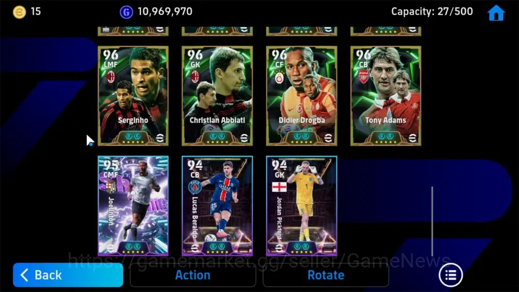 eFootball Accounts Legends & Iconic Players Android|Big Time Frank Rijkaard,Epic Fabio Cannavaro,Xabi Alonso,G 7