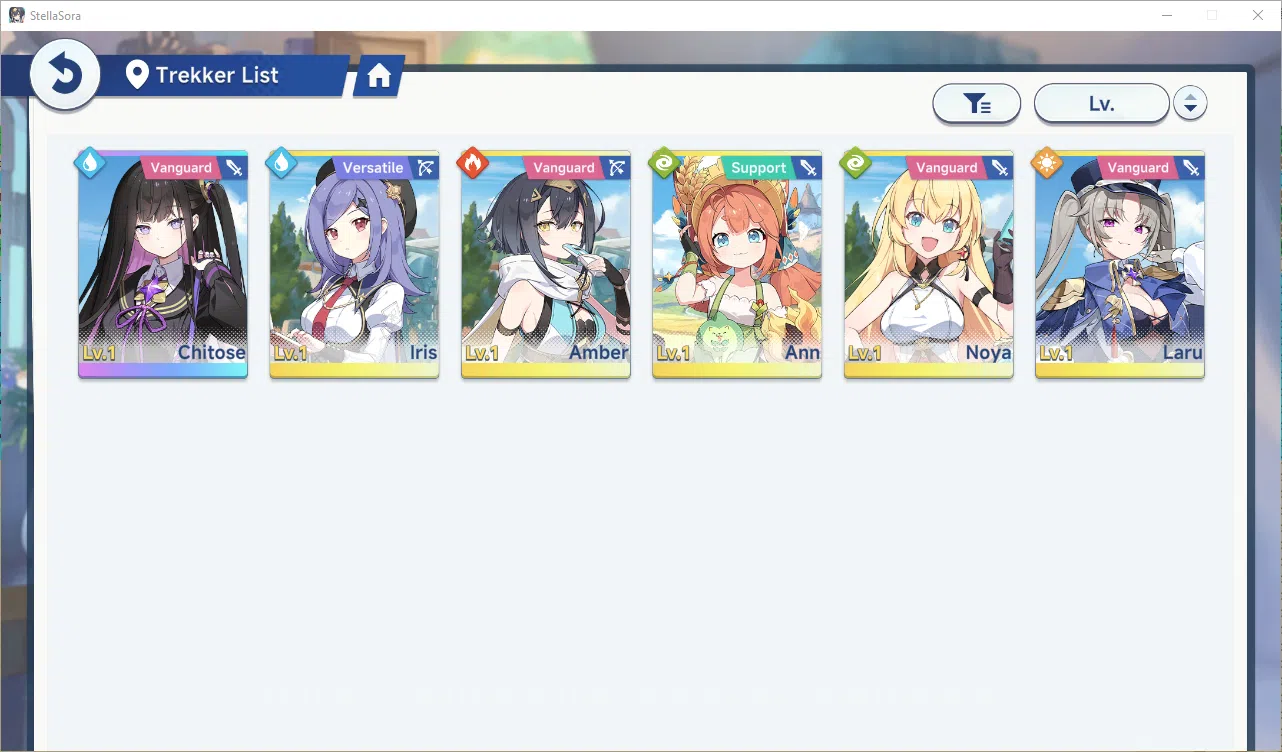 Stella Sora Accounts GLOBAL | Fresh Starter Chitose + Selector On + 10 STD Ticket | Log Yostar | Check SS (SSR705)