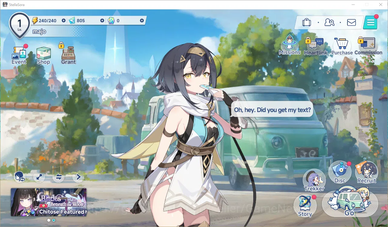 Stella Sora Accounts GLOBAL | Fresh Starter Chitose + Selector On + 10 STD Ticket | Log Yostar | Check SS (SSR705) 4