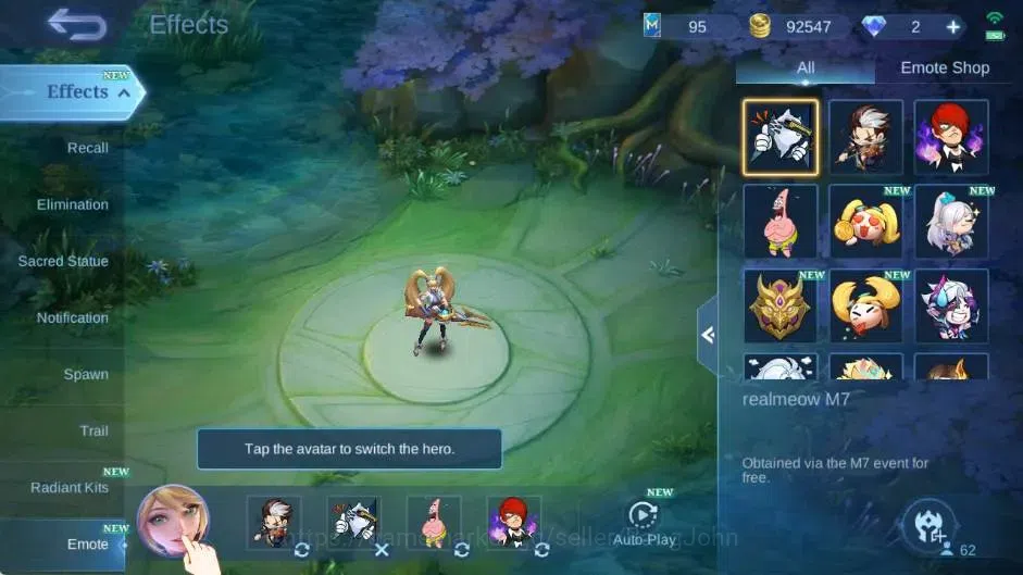 Mobile Legends: Bang Bang Accounts Global|Skin 72|Seasoned|KOF Karina|Prime Granger|C image 2