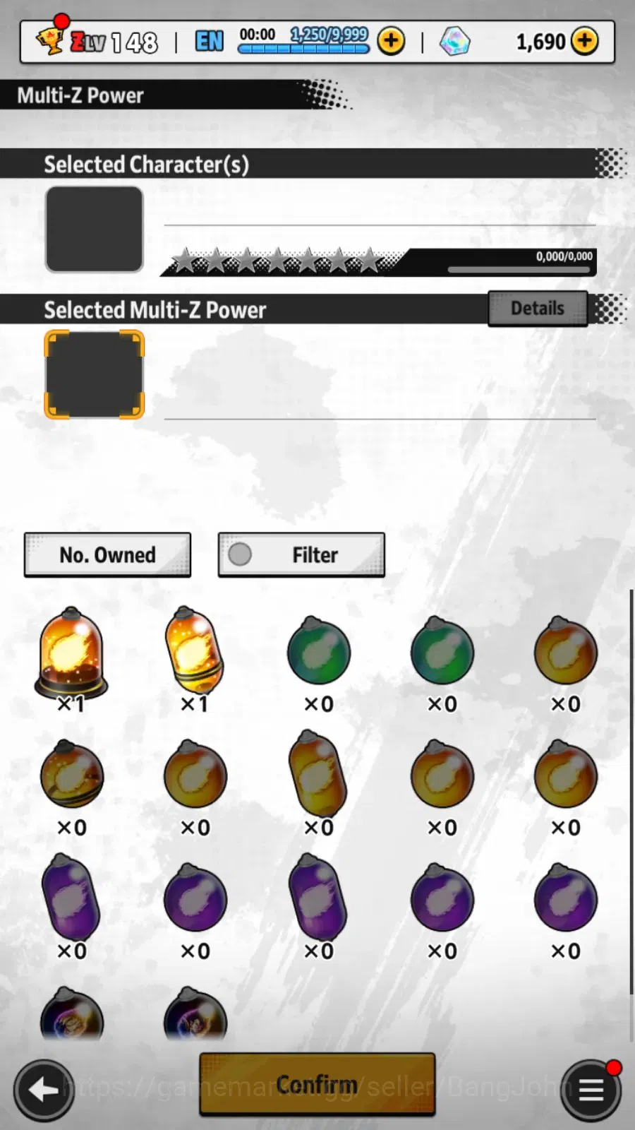 Dragon Ball Legends Accounts Android|Lvl 148|12.8M Total Power|1.6K CC|1 LR|2 U image 6