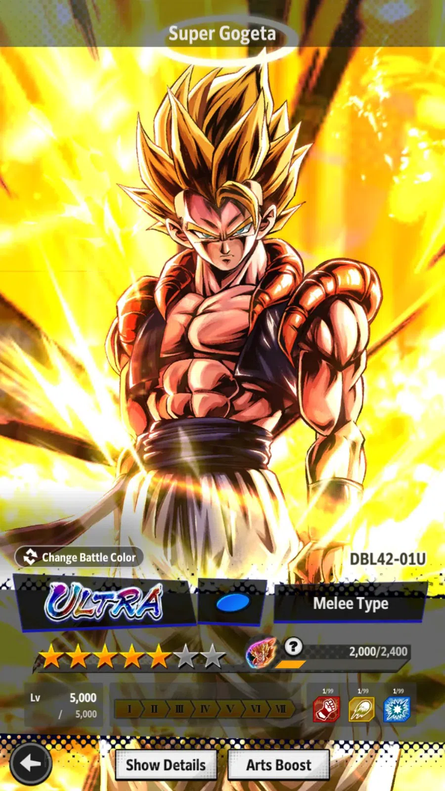 Dragon Ball Legends Accounts Android|Lvl 148|12.8M Total Power|1.6K CC|1 LR|2 U image 7