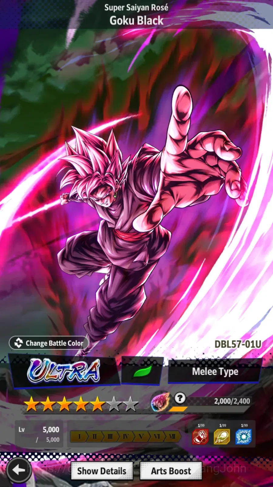 Dragon Ball Legends Accounts Android|Lvl 148|12.8M Total Power|1.6K CC|1 LR|2 U image 8
