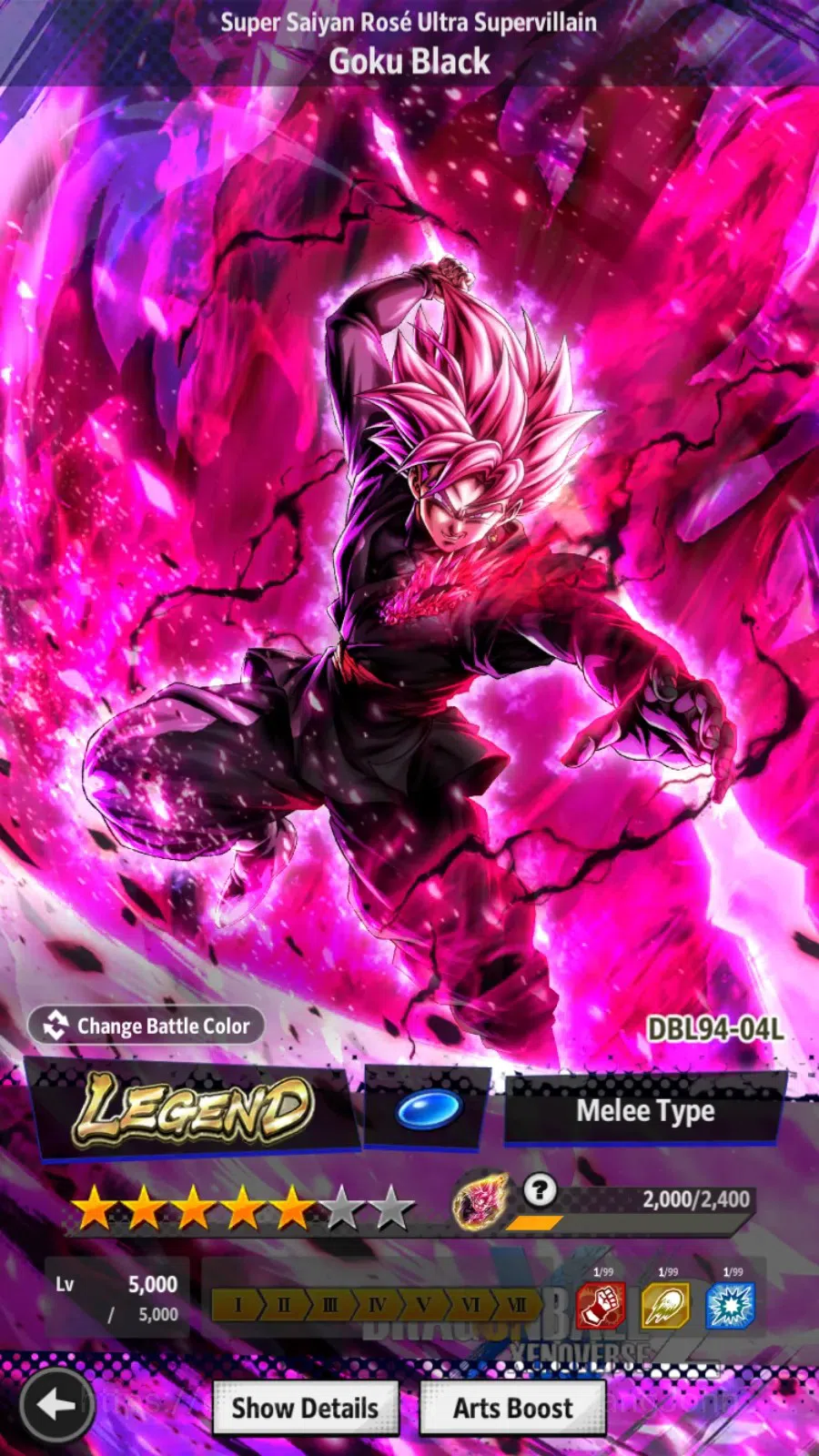 Dragon Ball Legends Accounts Android|Lvl 148|12.8M Total Power|1.6K CC|1 LR|2 U image 9