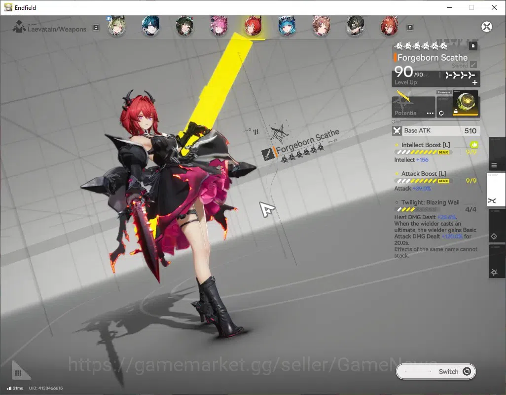 Arknights: Endfield Accounts ASIA|Lv 58|11 SSR (5 Limited) + 16 (6* Weapon)|(Fangyi P3,Mi Fu 4