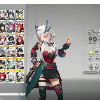 Arknights: Endfield Accounts ASIA|Lv 58|11 SSR (5 Limited) + 16 (6* Weapon)|(Fangyi P3,Mi Fu