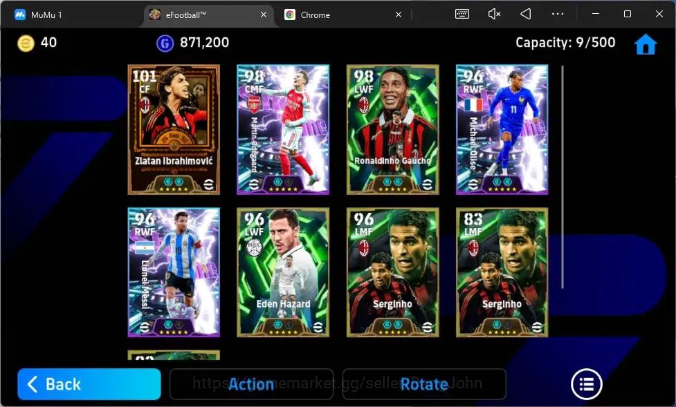 eFootball Accounts Mobile|PW 3107|Bigtime Ibrahimović|Epic Ronaldinho image 3