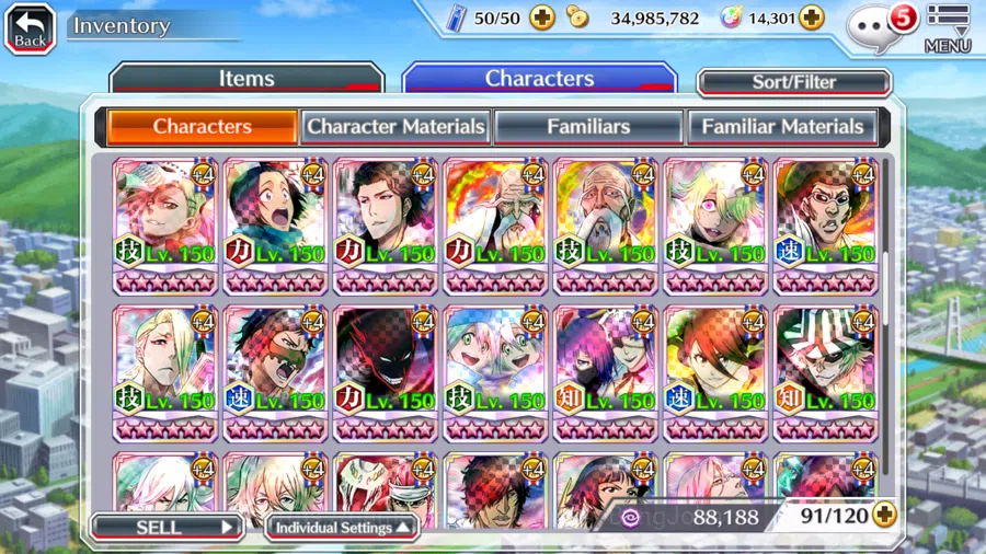 Bleach: Brave Souls Accounts GLOBAL]14K Orb+Fresh All Story|Ichigo19thAnniv,Hal image 10