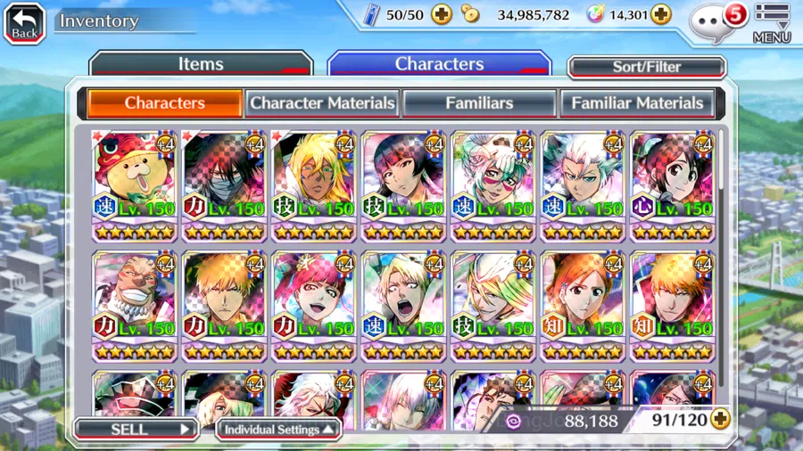 Bleach: Brave Souls Accounts GLOBAL]14K Orb+Fresh All Story|Ichigo19thAnniv,Hal image 8