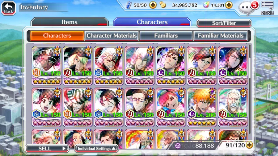 Bleach: Brave Souls Accounts GLOBAL]14K Orb+Fresh All Story|Ichigo19thAnniv,Hal image 9