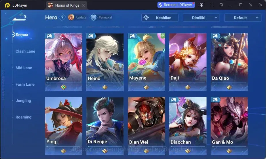 Honor of Kings Accounts GLOBAL|77HR|68SK|ShanHai Yaria|KIC Jing|LOM Shi,Gu image 10