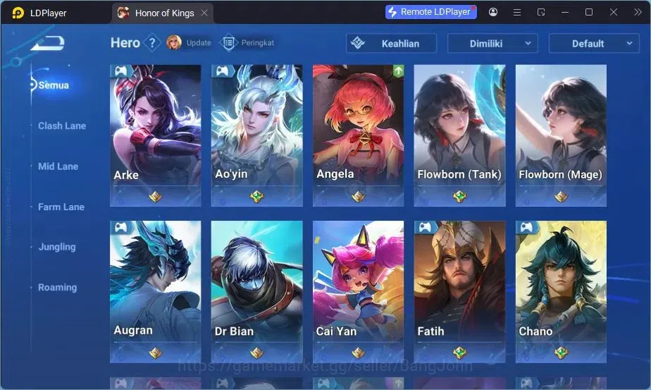 Honor of Kings Accounts GLOBAL|77HR|68SK|ShanHai Yaria|KIC Jing|LOM Shi,Gu image 11