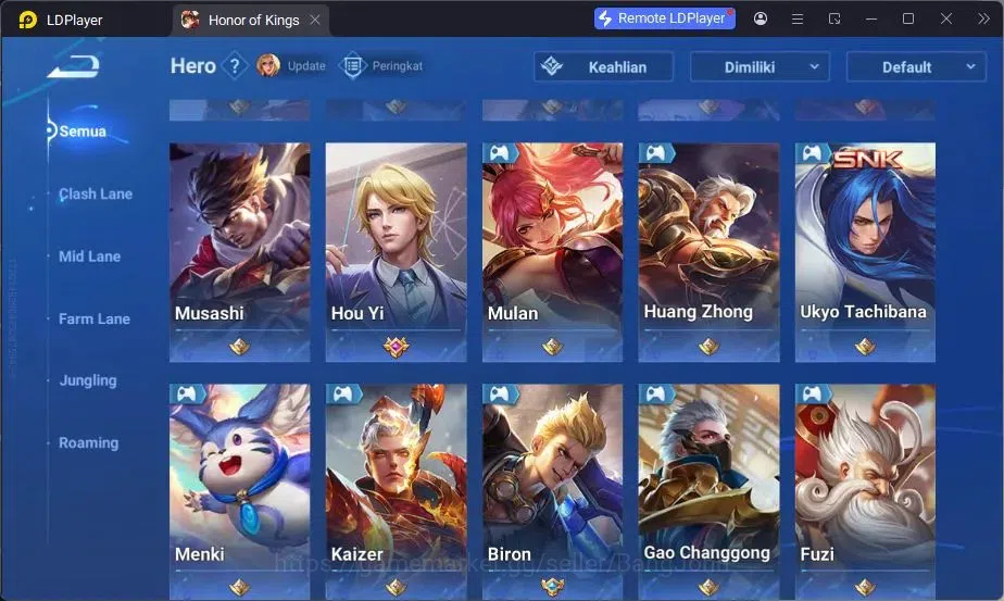 Honor of Kings Accounts GLOBAL|77HR|68SK|ShanHai Yaria|KIC Jing|LOM Shi,Gu image 9