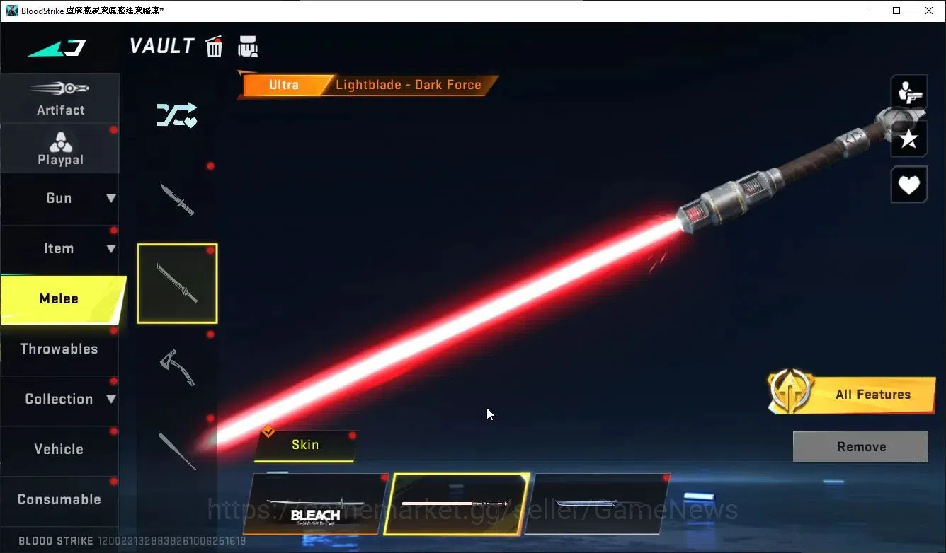 Blood Strike Accounts ASIA|ETERNAL DeAgle+MELEE LightBlade,Zenpa|Collab  image 17