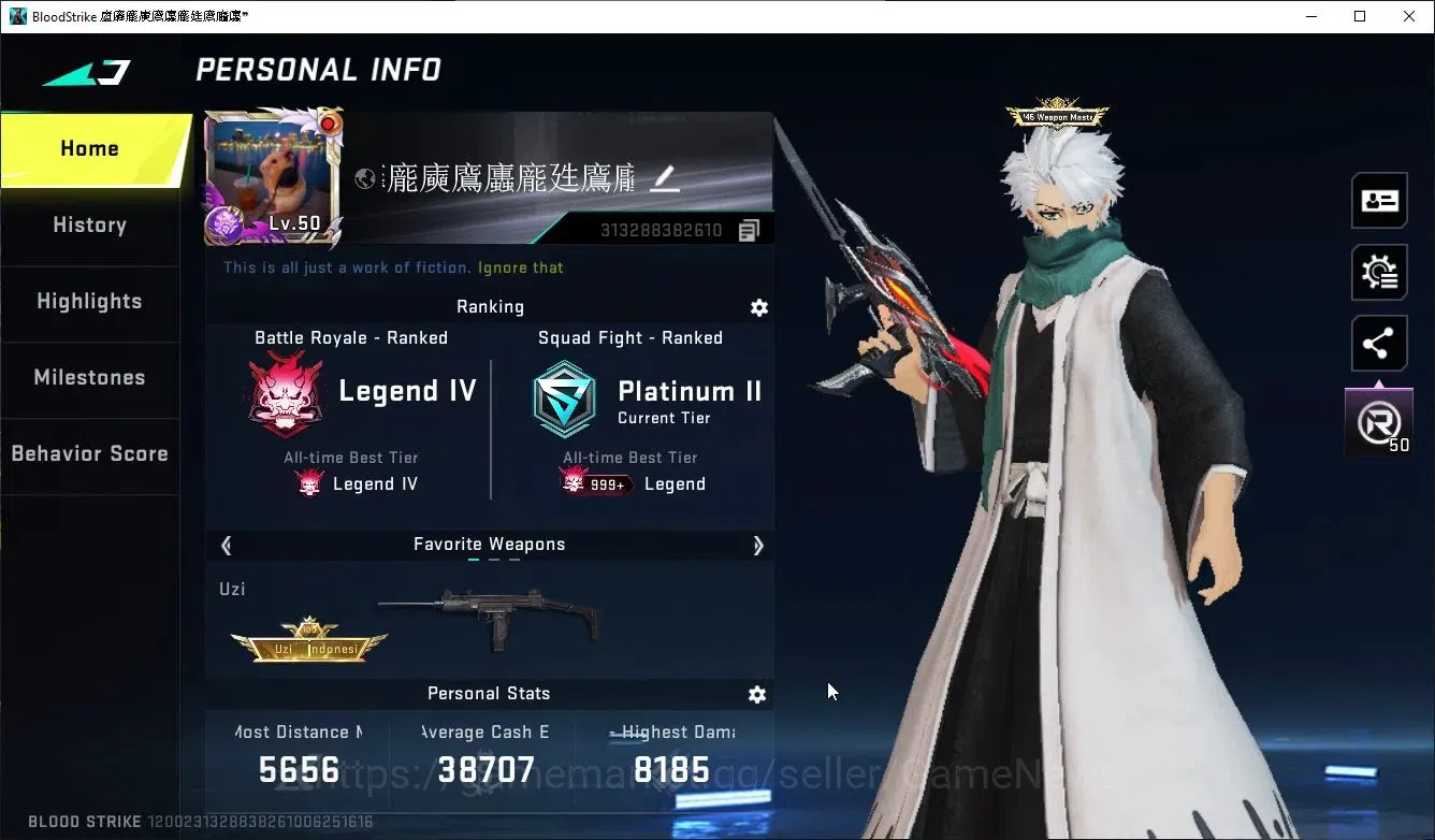 Blood Strike Accounts ASIA|ETERNAL DeAgle+MELEE LightBlade,Zenpa|Collab  image 2
