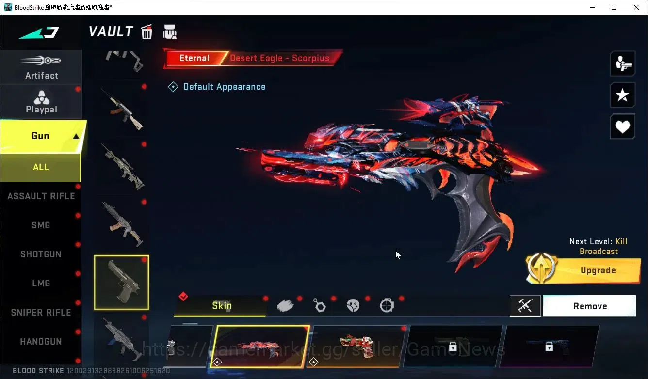 Blood Strike Accounts ASIA|ETERNAL DeAgle+MELEE LightBlade,Zenpa|Collab  image 20