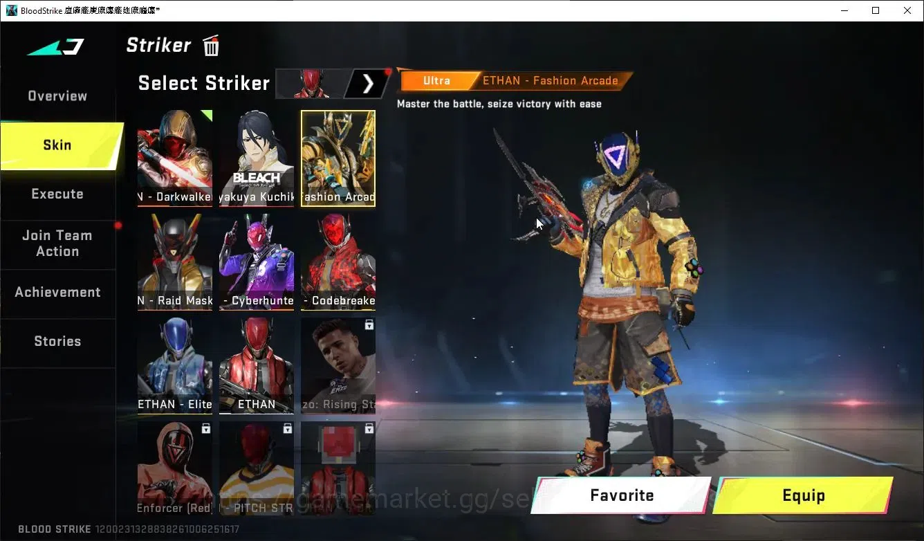Blood Strike Accounts ASIA|ETERNAL DeAgle+MELEE LightBlade,Zenpa|Collab  image 7