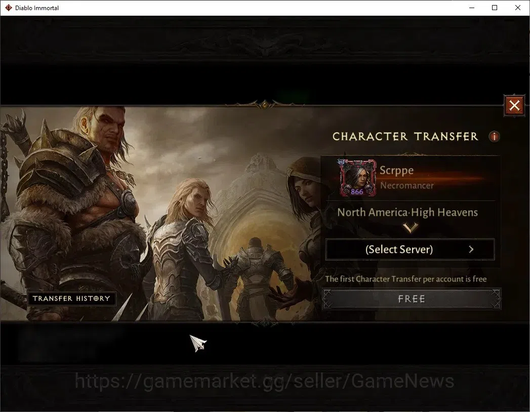 Diablo Immortal Accounts NA - High Heavens|CS ON|Lv60(866)|Necromancer|44K  image 2