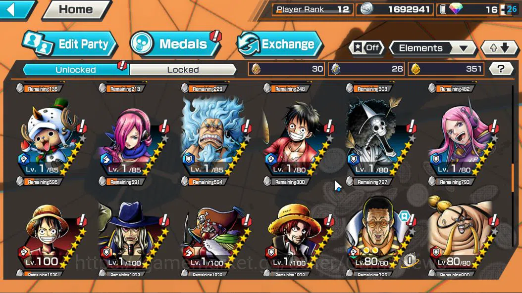 One Piece Bounty Rush Accounts Global|4 EX|5Elder Saturn,BP Kuzan,KOP Roger,[Bors image 7