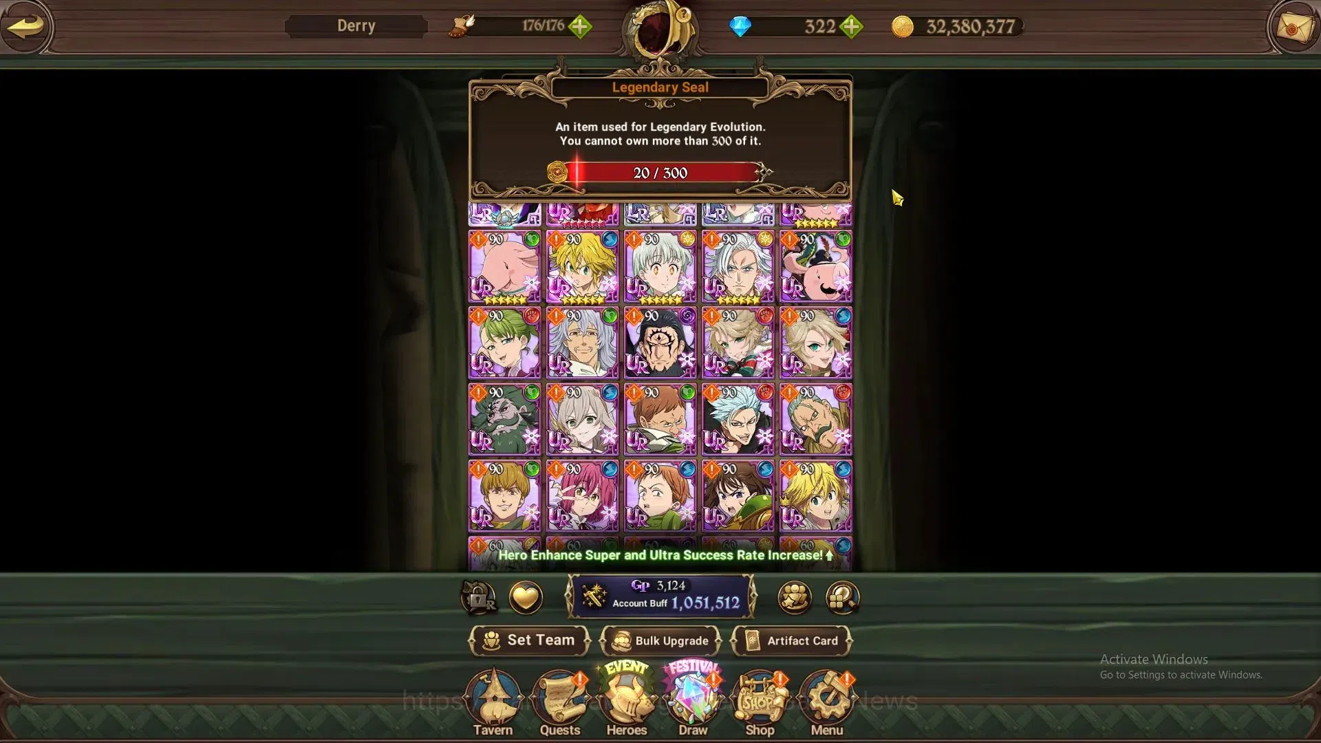 The Seven Deadly Sins: Grand Cross Accounts GLOBAL|1M CC|20 LS,322 Dm|2 LR+8 UR|Burnhild,Eliza image 2