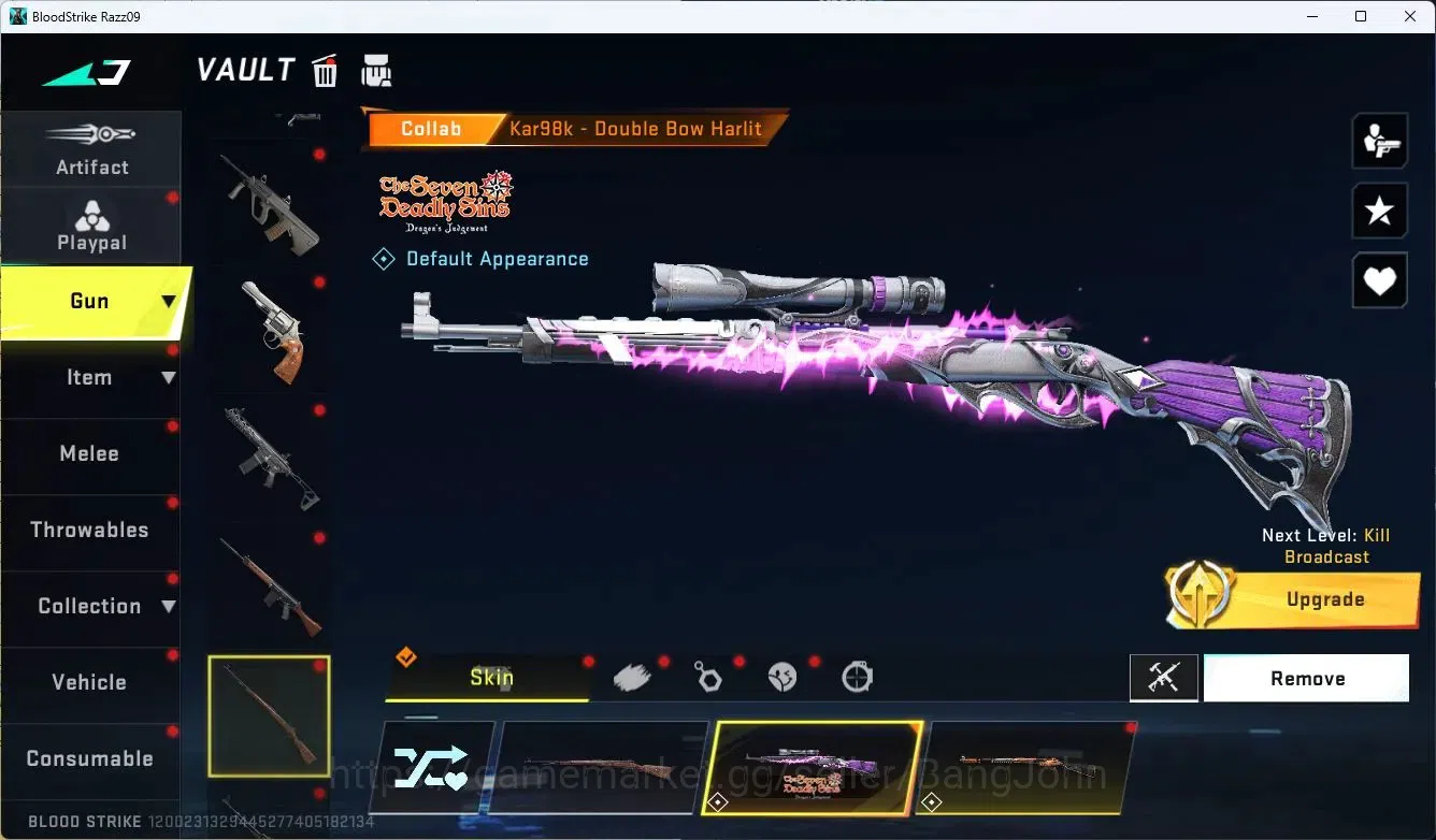 Blood Strike Accounts ASIA | Eternal Desert Eagle-Scorpius | Ultra ZERO- image 6