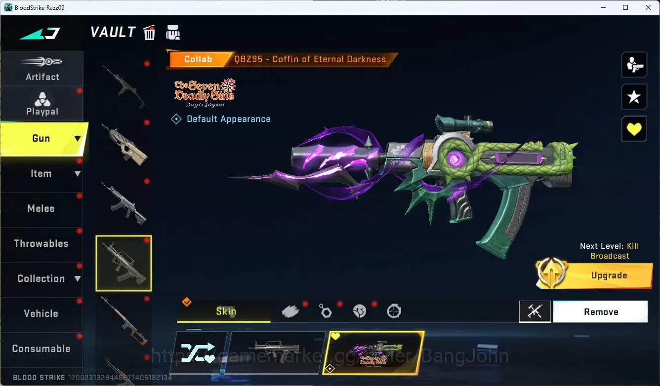 Blood Strike Accounts ASIA | Eternal Desert Eagle-Scorpius | Ultra ZERO- image 7