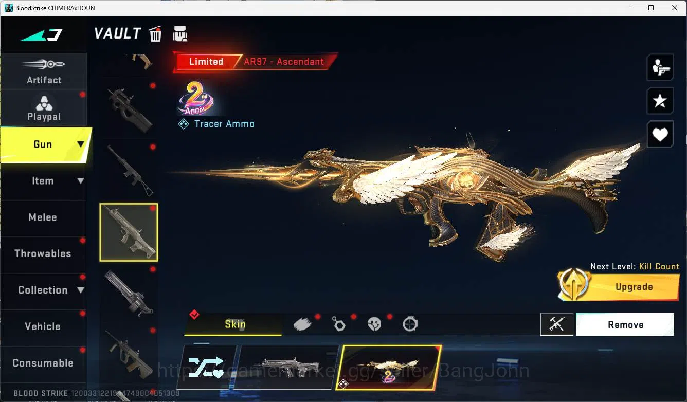 Blood Strike Accounts ASIA | 2 Collab Gun BLEACH| 2 Limited Gun | 3 Ultr image 14