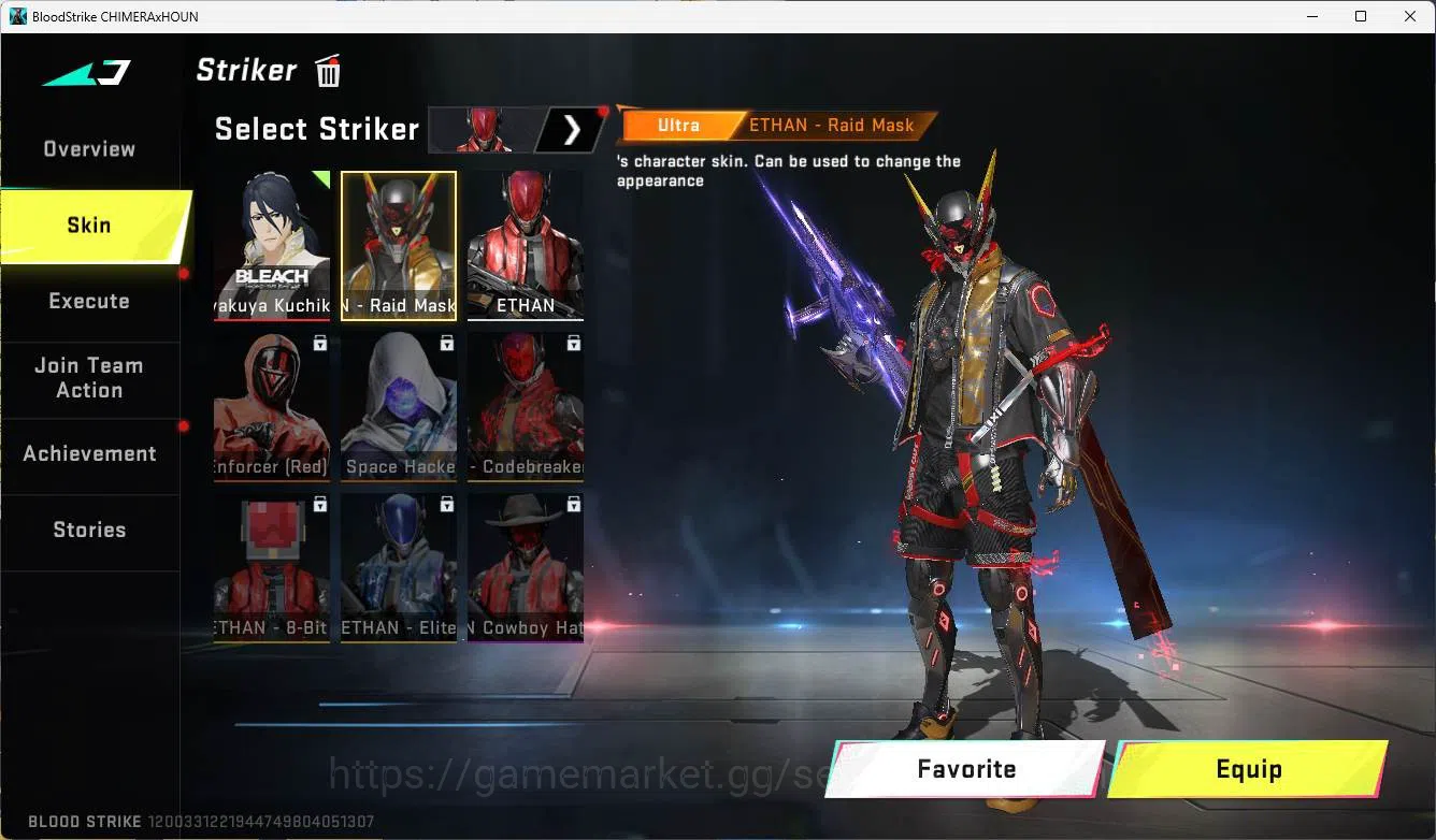 Blood Strike Accounts ASIA | 2 Collab Gun BLEACH| 2 Limited Gun | 3 Ultr image 4