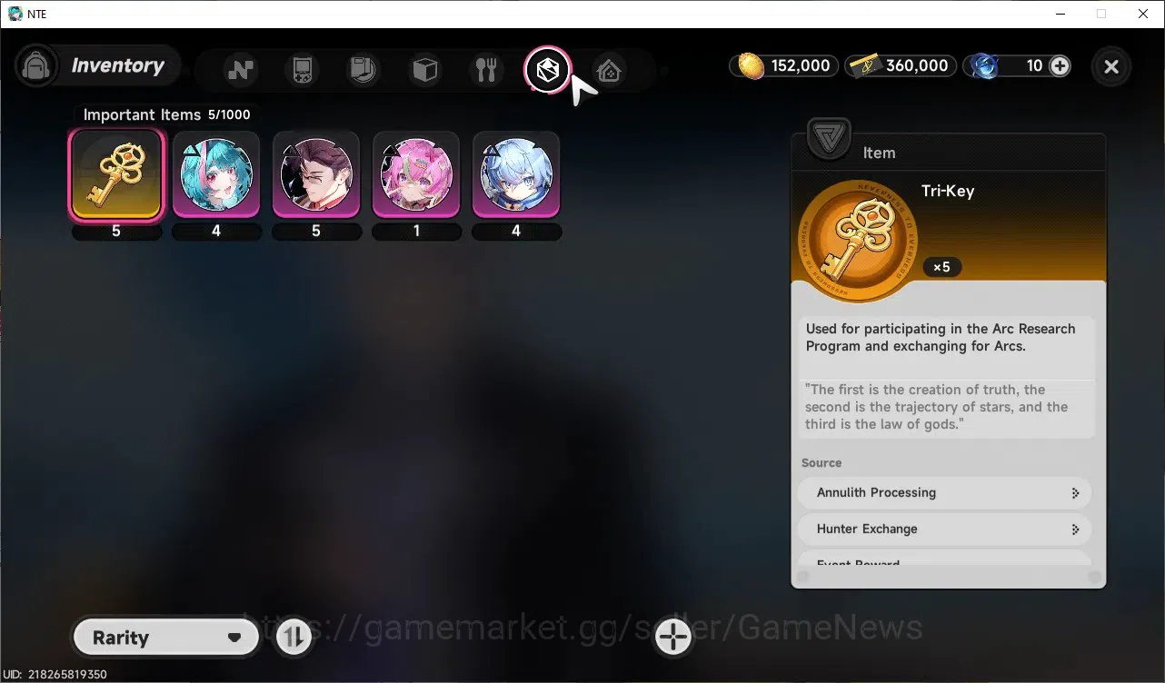 Neverness to Everness Accounts GLOBAL Europe|HL 3|3 SSR (Hotori,Hathor,Jiuyuan)|1 image 15