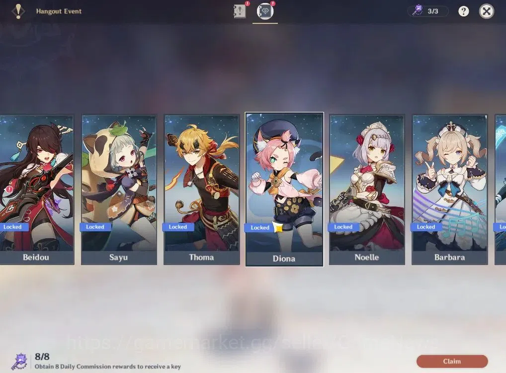 Genshin Impact Accounts ASIA | AR 53 | 2 Limited+3(*5Weapon) |Linnea,Lyney image 15