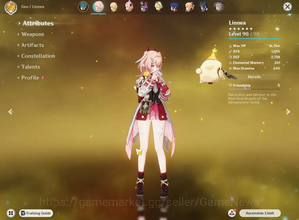 Genshin Impact Accounts ASIA | AR 53 | 2 Limited+3(*5Weapon) |Linnea,Lyney image 3