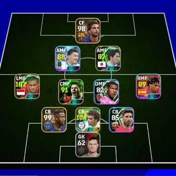 eFootball Accounts Legends & Iconic Players Mobile|PW 2471|Epic Pepe,Atep,Steven Gerrad,Ono Shinji,Shwt Lamine Yamal,Lionel