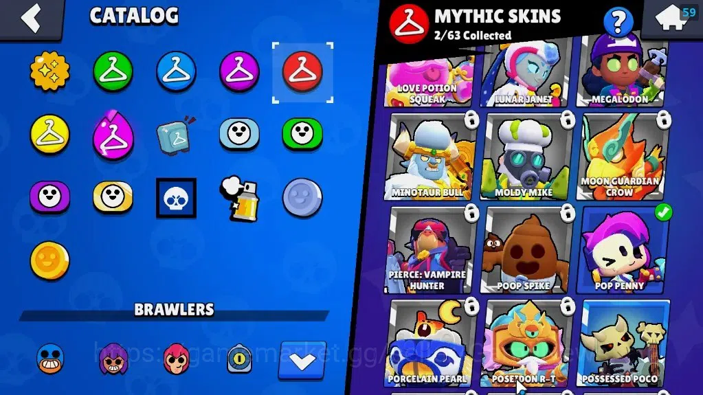 Brawl Stars Accounts 1002 Trophy|2k Blings|16 Brawlers 2 Max Lvl Rico & image 11