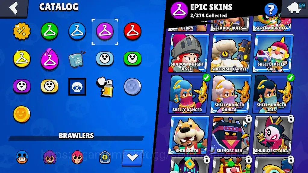 Brawl Stars Accounts 1002 Trophy|2k Blings|16 Brawlers 2 Max Lvl Rico & image 13