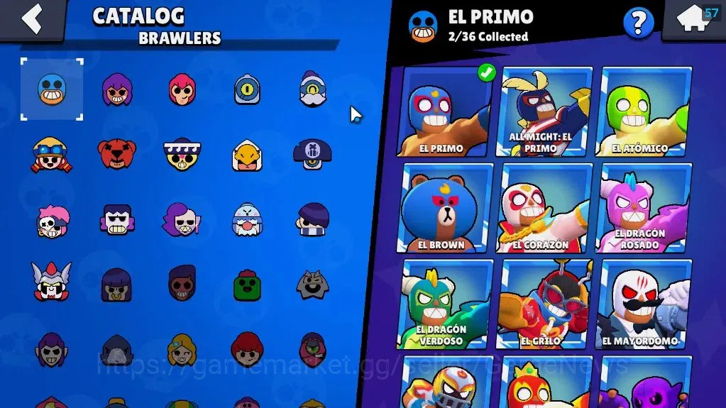 Brawl Stars Accounts 1002 Trophy|2k Blings|16 Brawlers 2 Max Lvl Rico & image 19