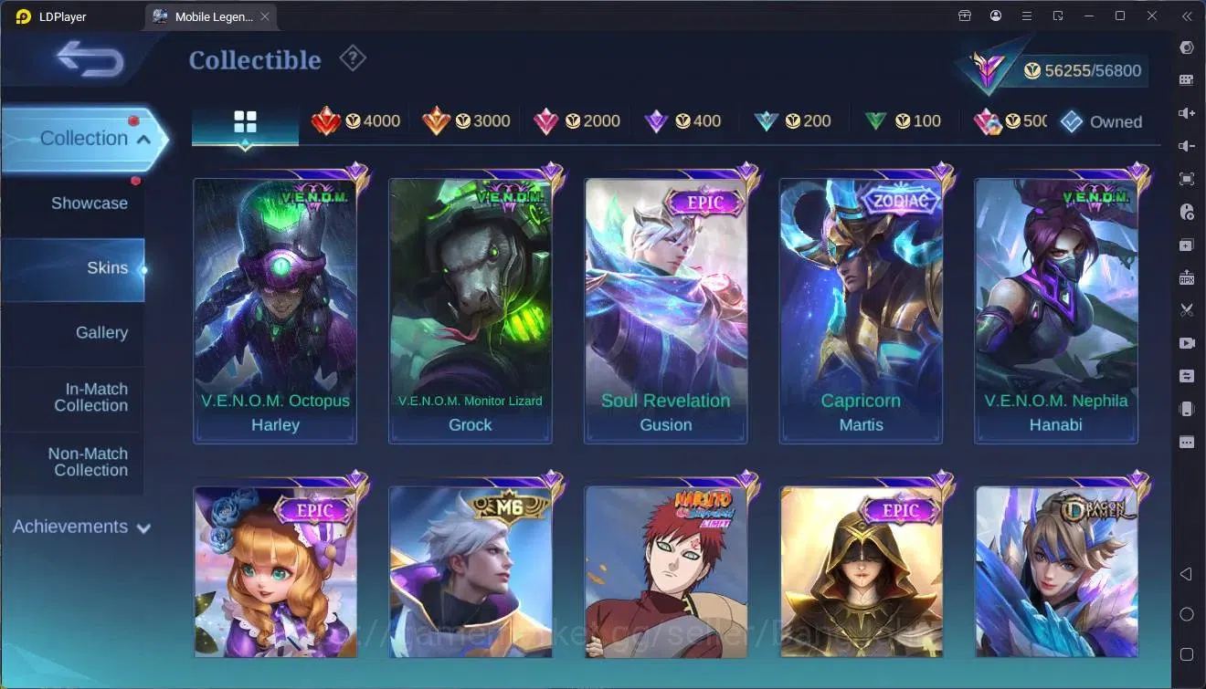 Mobile Legends: Bang Bang Accounts Collector Global |Hero 111|Skin 249|Renowned|KOF Karina|Luckybox Leomord,Selena,Change|CC 11