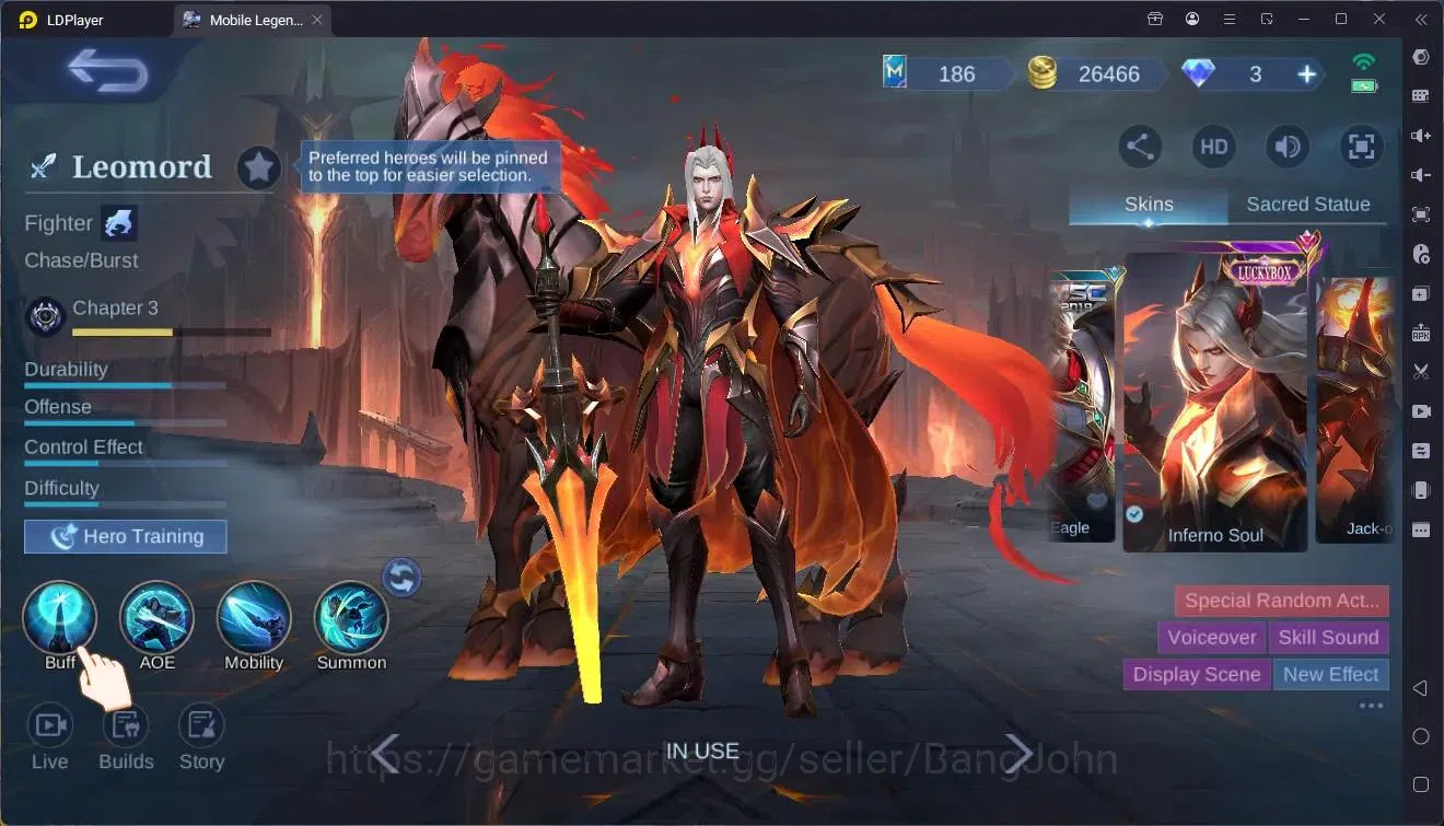 Mobile Legends: Bang Bang Accounts Collector Global |Hero 111|Skin 249|Renowned|KOF Karina|Luckybox Leomord,Selena,Change|CC 18